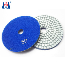 True shine stone granite marble wet diamond polishing pad